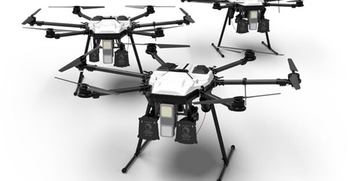 Fortem Technologies, which is backed by AEI Industrial Partners' HorizonX venture capital arm, makes the counter-drone DroneHunter F700.