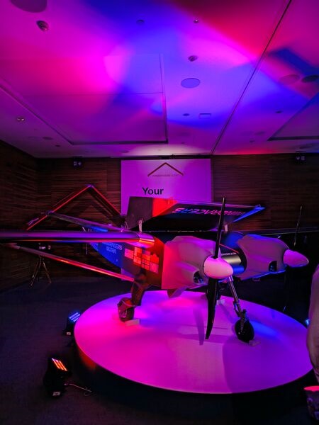 Windracers Ultra UAS showcased at the company's launch event on 15 January 2026.