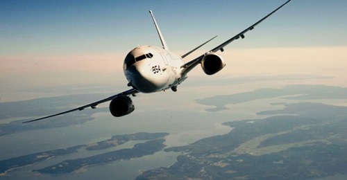 Boeing P-8A Poseidon maritime patrol aircraft.