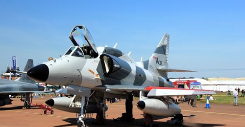 Top Aces training for Germany is based on the Skyhawk (pictured) and other aircraft types.