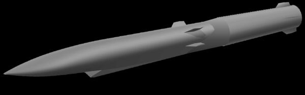 A concept image of Japan's scramjet-powered hypersonic missile.