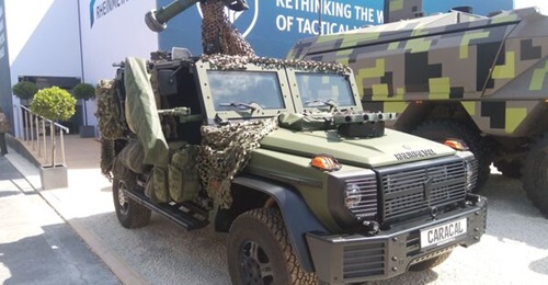 The Caracal airborne vehicle was presented at Eurosatory 2022.