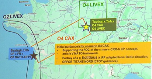 The outline of Exercise 'Orion 26' showing its three main phases.