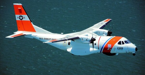 US Coast Guard Airbus HC-144A Ocean Sentry. The HC-144 is outfitted with the current variant of the Minotaur FoS.