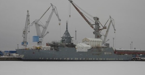 A Pohjanmaa-class corvette under construction for the Finnish Navy, in January 2026.