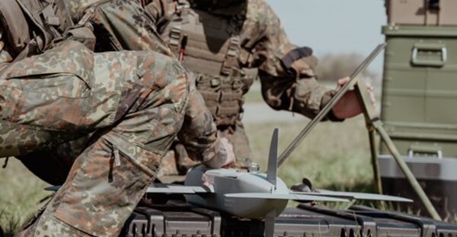 Tytan Technologies' interceptor presented to the Bundeswehr at its Innovation Lab System Soldier (InnoLabSysSdt) site in Erding, Bavaria in July 2025.