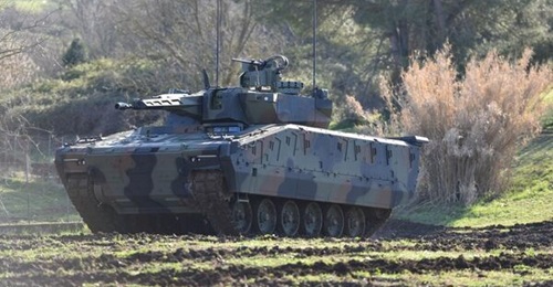 The Italian Armed Forces received their first four Lynx KF41 infantry fighting vehicles from Leonardo Rheinmetall Military Vehicles on 27 January 2026.
