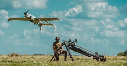 Ukraine has now introduced a hydrogen-fuelled version of its Raybird UAS (pictured), which made its combat debut in December 2025.