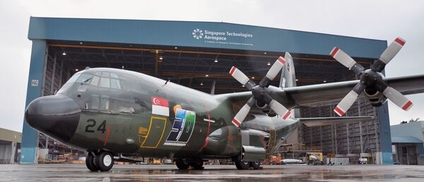 A file image of an RSAF C-130 transport aircraft. Singapore has acquired used C-130H airframes to refresh its airlift capabilities.