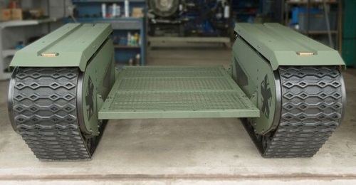 The EOS-Milrem agreement will enable the initial integration of EOS RWSs on Milrem's THeMIS UGV (pictured).