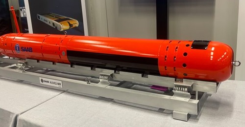 Saab's AUV62-MR mine reconnaissance system.