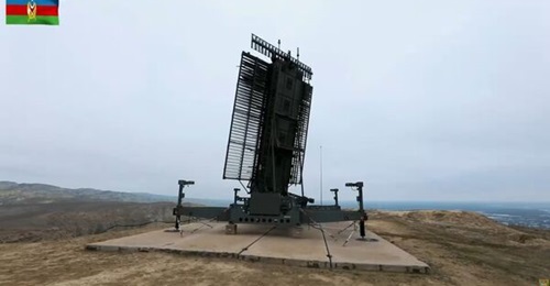 One of the Azerbaijani Air Force's Lanza LTR-25 surveillance radars.