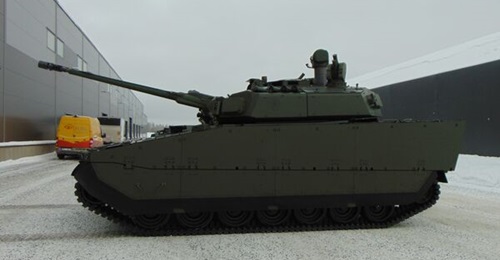 The first Slovak CV90 MkIV infantry fighting vehicle was rolled out on 20 February 2026 in an official ceremony at BAE Systems Hägglunds in Örnsköldsvik, Sweden.