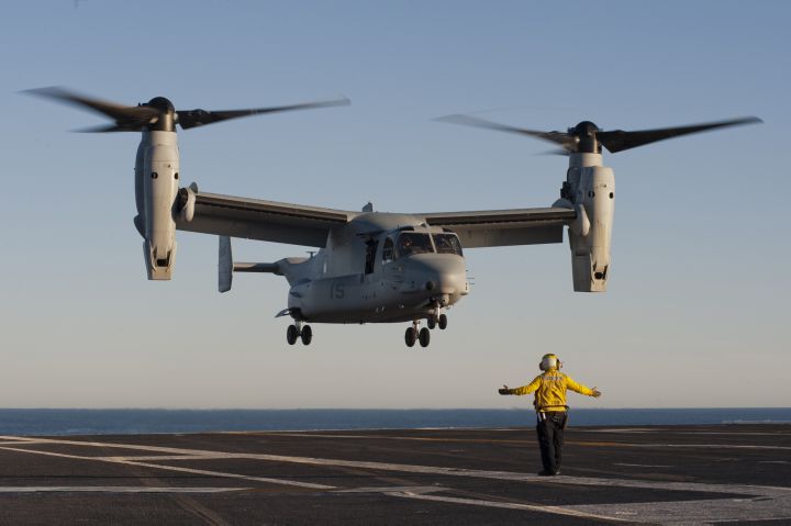 The Pentagon recently awarded Bell-Boeing a roughly USD144 million contract for V-22 PBL and engineering support. (US Navy)