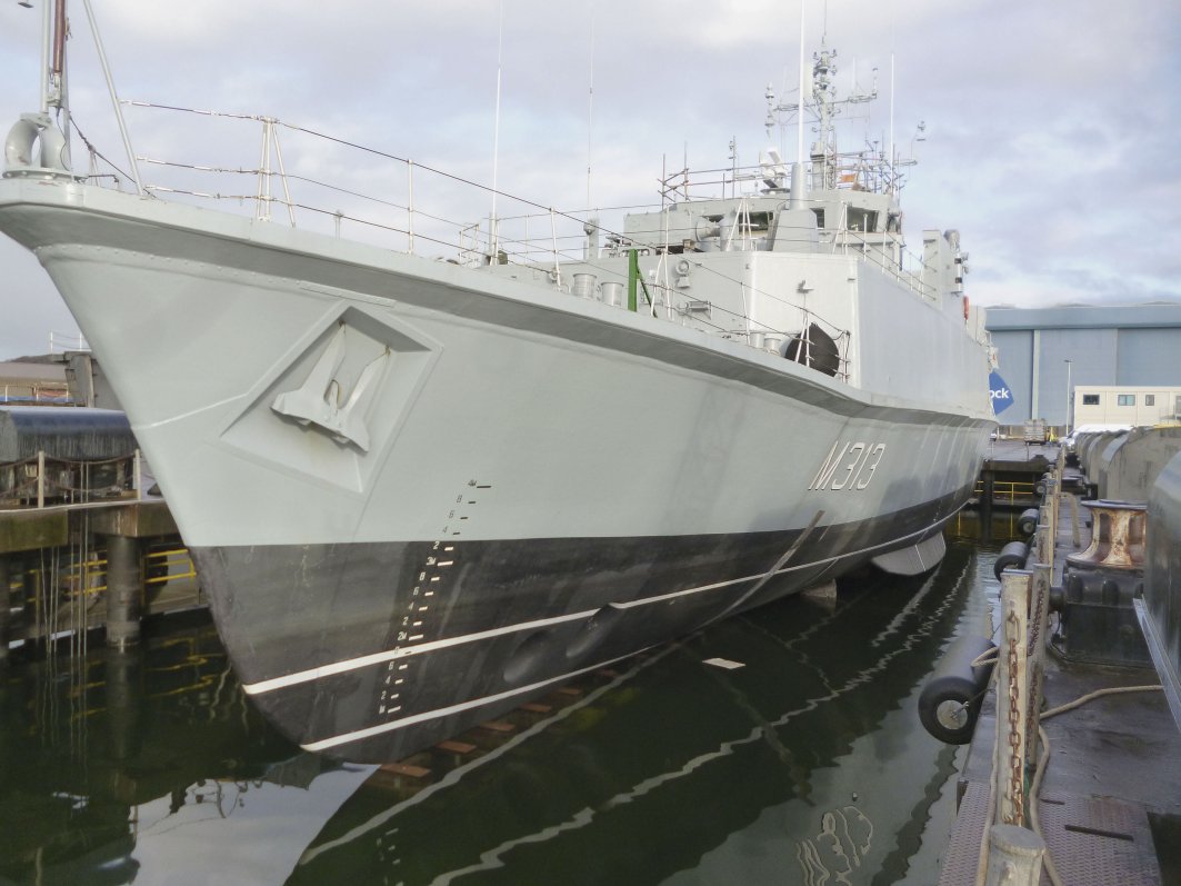 
        Having completed its upgrade, EML
        Admiral Cowan
        will start trials in the North Sea in May 2019 to demonstrate full operational capability.
       (Babcock)