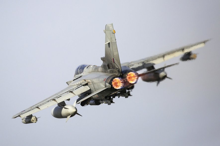 On 31 January, the RAF conducted its last operational sortie with the Tornado GR4 (pictured: the last of the two aircraft to take off, bringing an end to four and a half years of the type’s involvement in Operation ‘Shader’). (Crown Copyright)