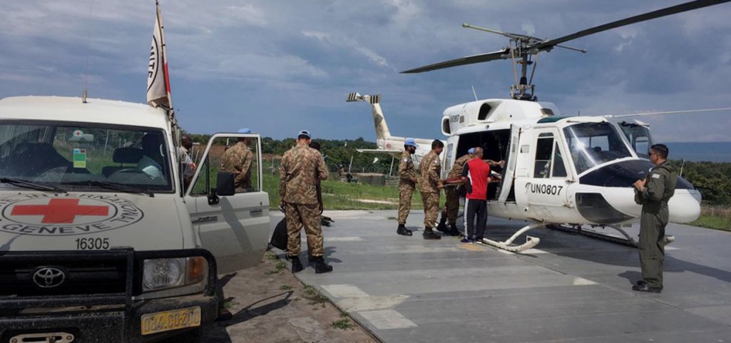 One of two Uruguayan Bell 212 helicopters currently deployed to the DRC in support of the UN MONUSCO mission. The US is looking for a used 212 to give to Uruguay, although it is unclear if this will add to the UN mission or replace one of the two helicopters already there. (Uruguayan Air Force)