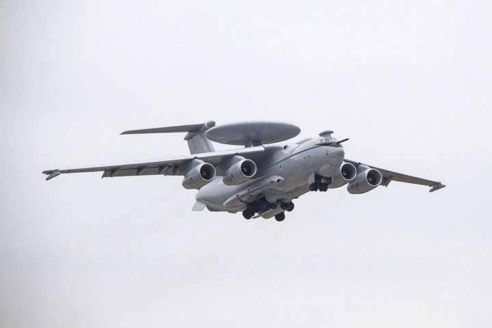 The A-100 is based on a new AESA radar and the upgraded Ilyushin Il-76MD-90A airframe. (MoD of the Russian Federation)