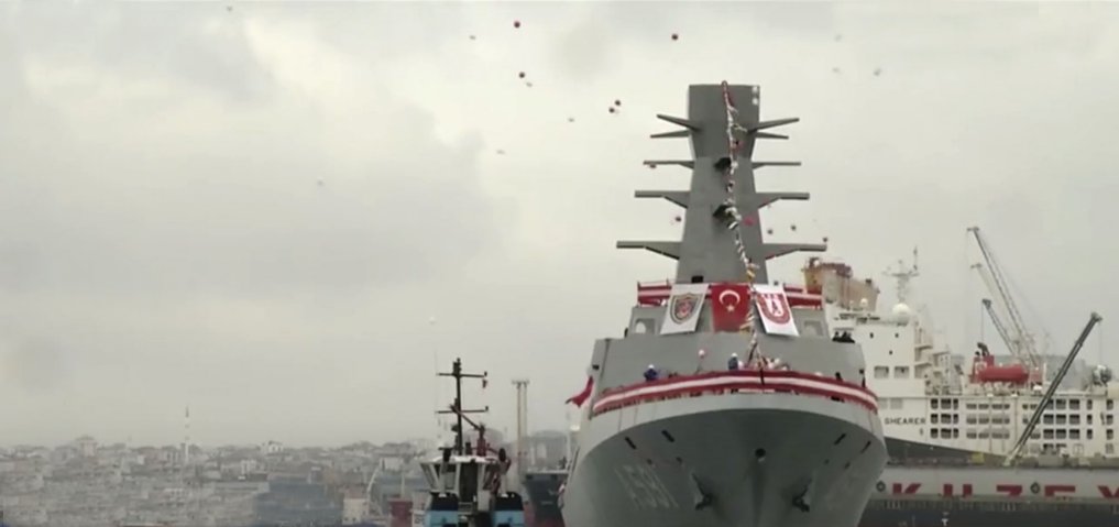 
        Turkey’s first national test and training ship,
        Ufuk
        (A-591), was launched on 9 February at Tuzla shipyard near Istanbul, Turkey.
       (Turkish government)