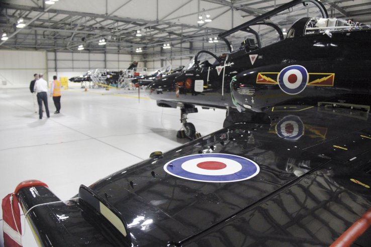 The RAF has 28 Hawk T2 aircraft located at RAF Valley in Wales, which Ascent operates for the fast jet portion of the UKMFTS [pilot training programme. (IHS Markit/Gareth Jennings)