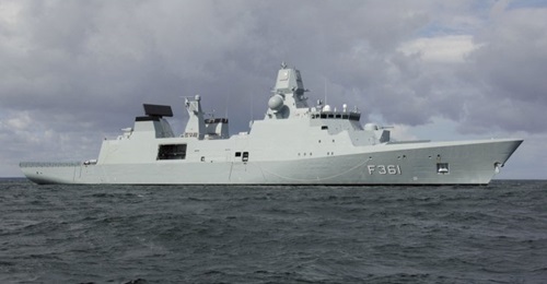 Denmark's first-of-class Iver Huitfeldt frigate. Indonesia is considering a variant of the ship for its requirements.