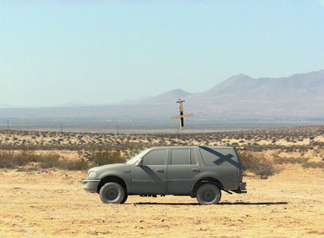 A GBU-69/B Block 1 variant Small Glide Munition equipped with a Raytheon X-Net two-way datalink strikes a static target during USSOCOM/AFSOC flight tests in February 2019. (Dynetics)