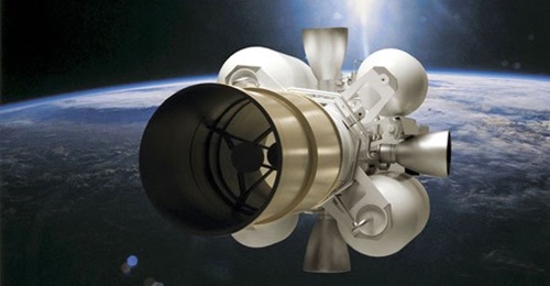 An artist's rendition of the GMD exo-atmospheric kill vehicle.