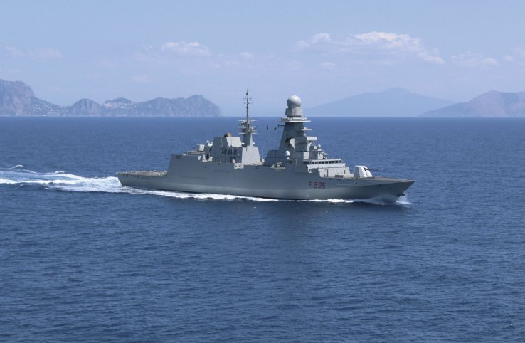 
        The EU extended the mandate of its Operation ‘Sophia’ naval mission to counter human smuggling in the Mediterranean for another six months from 31 March, but patrols by EUNAVFOR Med warships such as the Italian Navy’s FREMM frigate ITS
        Luigi Rizzo
        will be suspended.
       (Italian Navy)