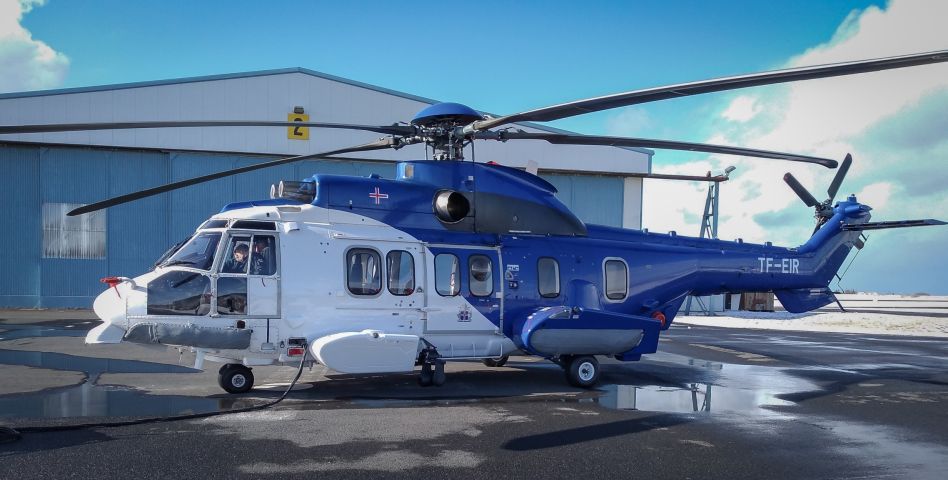 The Icelandic Coast Guard is leasing two H225 helicopters until a permanent type is purchased in 2022. (Airbus)