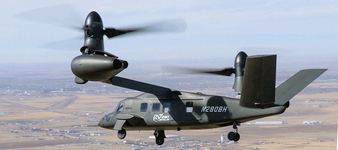 Along with the Defiant, the Bell V-280 Valor (pictured) could be developed into an operational platform to satisfy the FLRAA requirement for the US Army, USSOCOM, and USMC. (Bell)