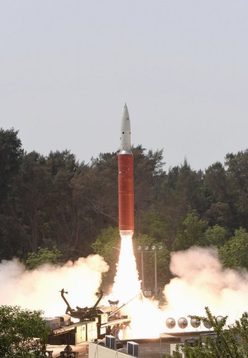 India successfully tested the BMD interceptor missile (seen here) on 27 March. The ASAT weapon was used to destroy an Indian satellite in low-Earth orbit. (DRDO/PIB)