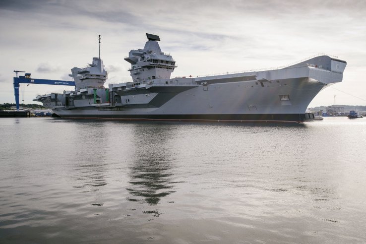 BAE Systems has confirmed that it has started talks with India about a possible joint programme featuring the UK company’s Queen Elizabeth-class aircraft carrier (pictured). (BAE Systems)