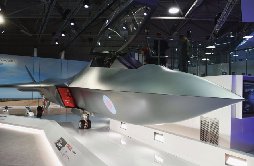 Seen at its reveal at the 2018 Farnborough Airshow, the Tempest future fighter is being developed to enter service with the RAF in the 2030s. While Sweden has not yet publically declared its intent to join the programme, comments by the country's defence secretary suggest that it will do so. (IHS Markit/Patrick Allen)