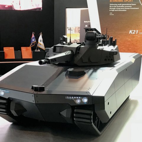 Hanwha’s new subsidiary in Australia is offering to supply the Australian Defence Force with its AS21 Redback (pictured) to meet a requirement to procure IFVs under the Land 400 Phase 3 project. (Julian Kerr)