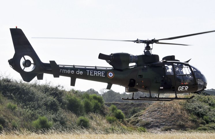 A French Army Gazelle was shot down during operations in North Africa, although all three personnel onboard were immediately rescued. (IHS Markit/Patrick Allen)