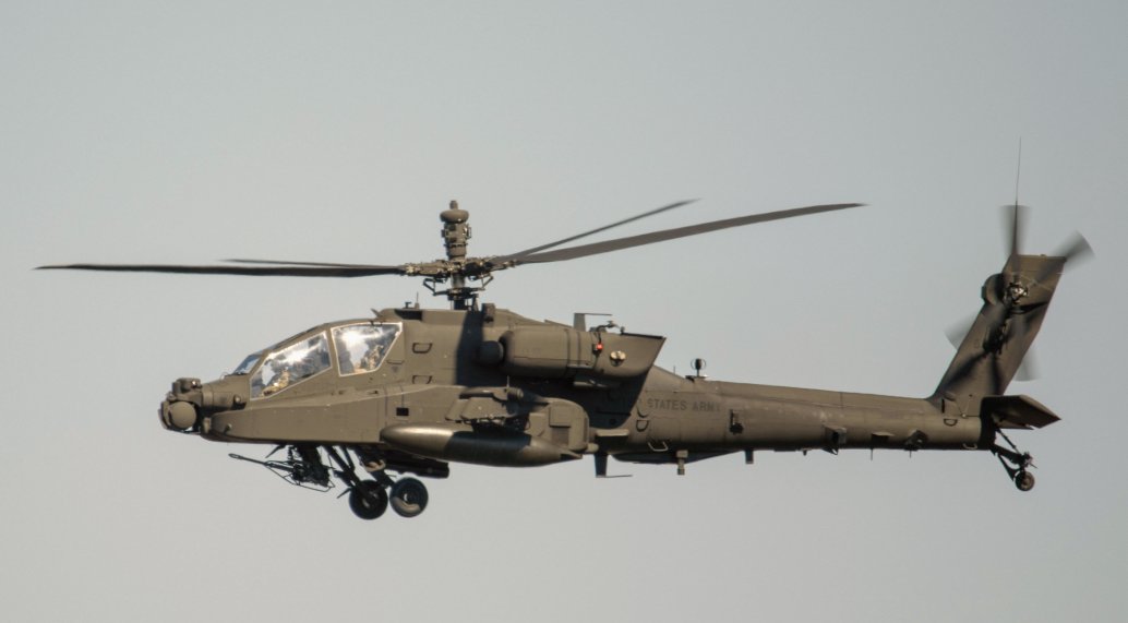 The US Army plans to field 491 Version 6 AH-64E Apaches out of a total force of 691 helicopters. A Version 6 helicopter is seen here conducting operational trials at Fort Hood in June. (US Army)