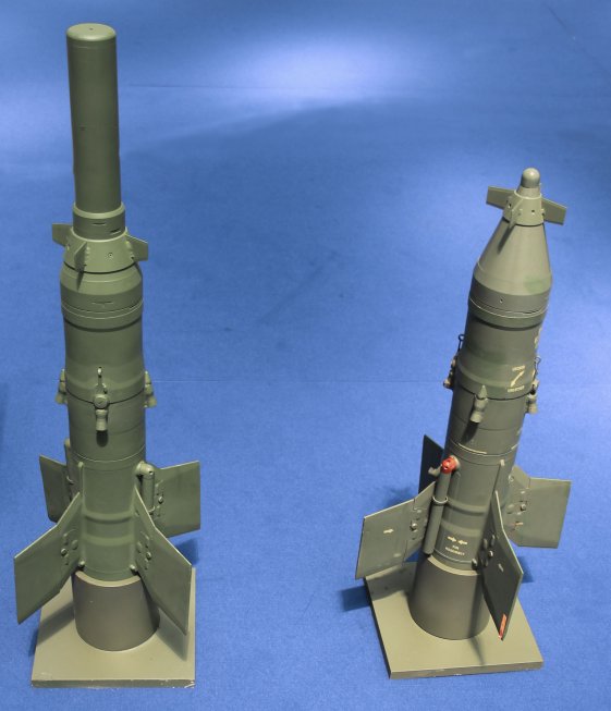 The Serbian Malyutka 2T ATGW has a tandem HEAT warhead to neutralise targets fitted with ERA (left), while the Malyutka 2F has a thermobaric warhead that can be highly effective against dug-in infantry. (C F Foss)