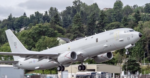 The first Boeing P-8A Poseidon MRA1 for the UK Royal Air Force made its maiden flight on 13 July.