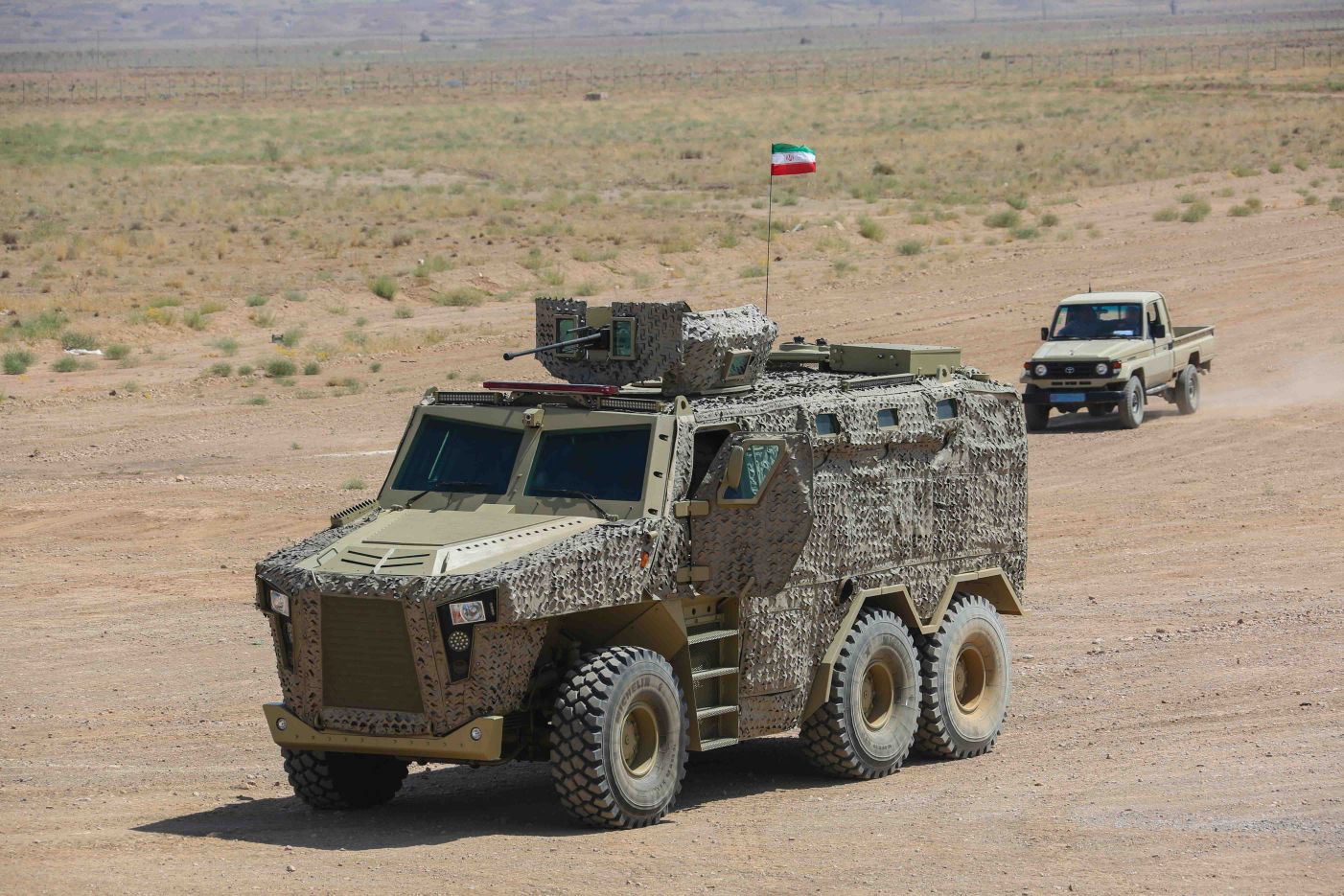 The Raad MRAP was unveiled on 13 August. (Iranian Ministry of Defence and Armed Forces Logistics)