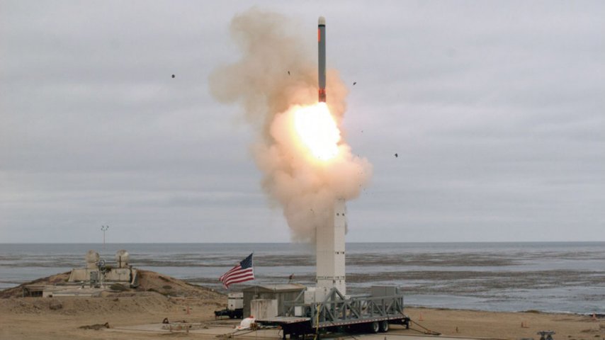 On 18 August, the Pentagon launched a Tomahawk missile from a Mark 41 Vertical Launching System. (DoD)