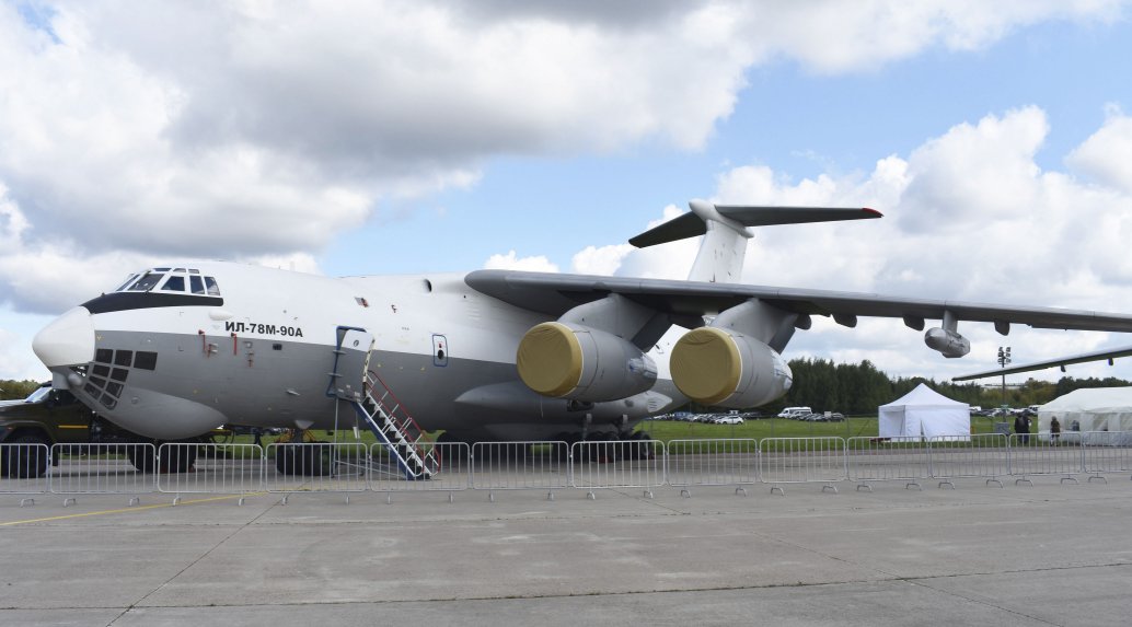 UAC presented its new Ilyushin Il-78M-90A aerial tanker at MAKS 2019. (Nikolai Novichkov)