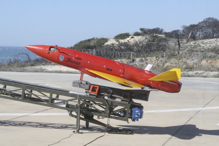 The QinetiQ Banshee NG target drone was unveiled at DSEI 2019. (QinetiQ)