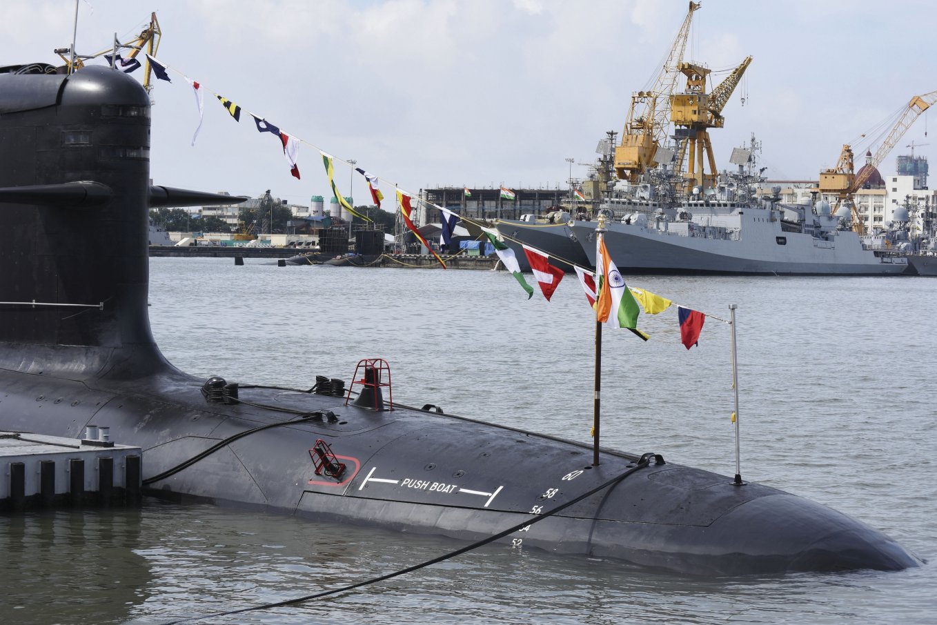 
        INS
        Khanderi
        was commissioned on 28 September at Naval Dockyard Mumbai.
       (Richard Scott/NAVYPIX)