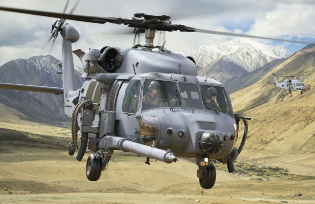 An artist's impression of HH-60W Combat Rescue Helicopter. Although the type has yet to enter into operational service, the USAF has requested a series of capability upgrades after the specifications were baselined in 2012. (Lockheed Martin)