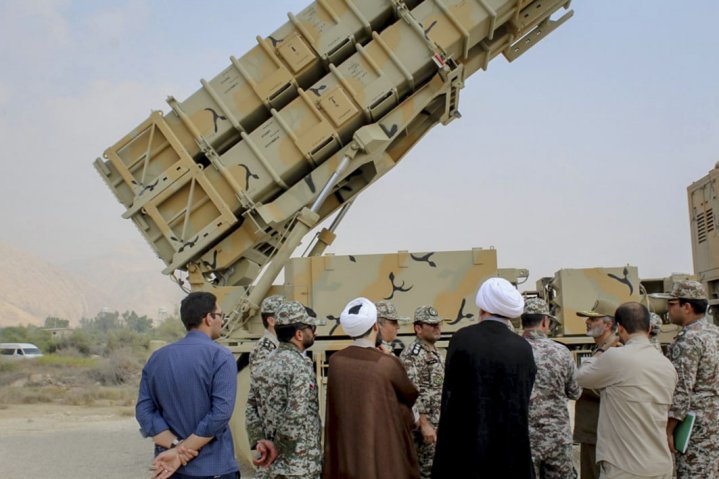 Maj Gen Mousavi inspects a launcher for Sayyad-2/3 missiles. (defapress.ir)