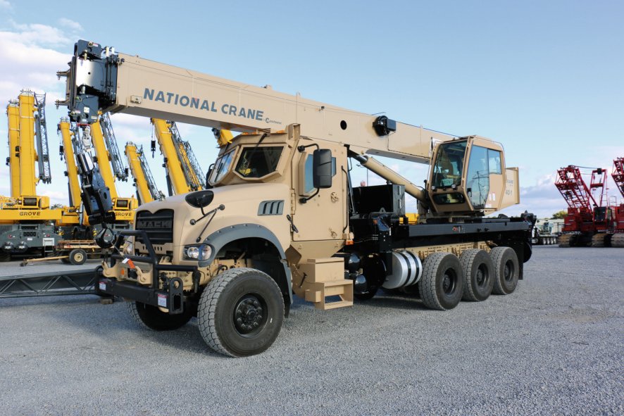 The Mack Defense ATC-40T Crane. (Mack Trucks)