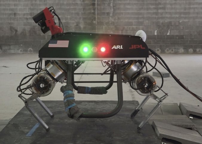 The quadruped LLAMA robot is being developed as part of ARL's Robotics Collaborative Technology Alliance, with researchers believing a quadruped robotic platform would provide new mobility options.  (US Army)