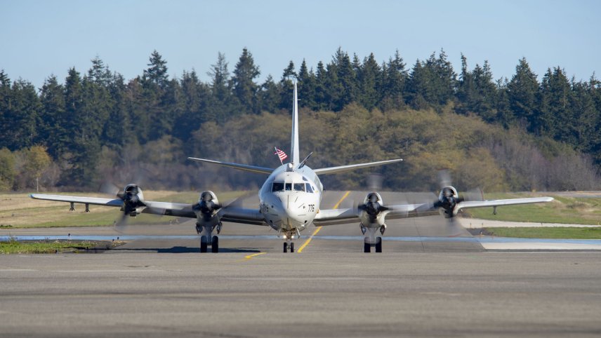 The final operational deployment for the P-3C was concluded on 9 October, with the return to NAS Whidbey Island of VP 40 ‘Fighting Marlins’. (US DoD)