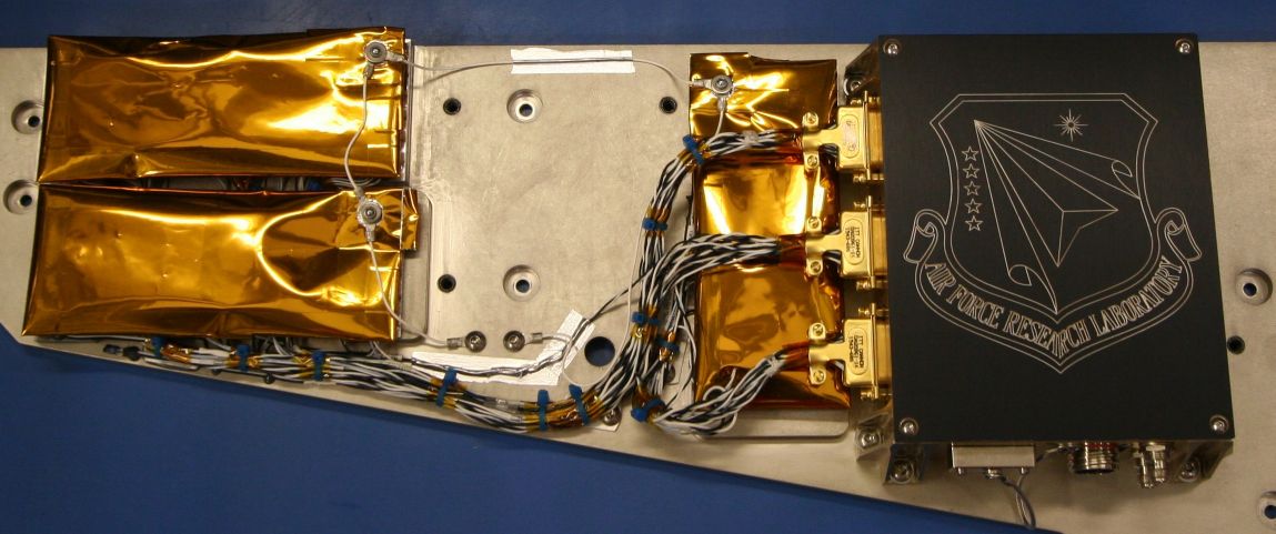 The AFRL’s Advanced Structurally Embedded Thermal Spreader (ASETS-II) heat pipe experiment measures the microgravity performance, startup characteristics, and long-term performance of an oscillating heat pipe on orbit. (Air Force Research Laboratory)