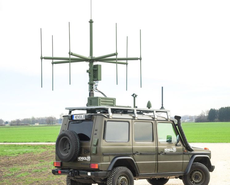 Hensoldt’s TwInvis was one of the passive radar systems that participated in a NATO Science and Technology Organization detection performance measurement campaign led by the Polish armed forces in September. (Hensoldt)